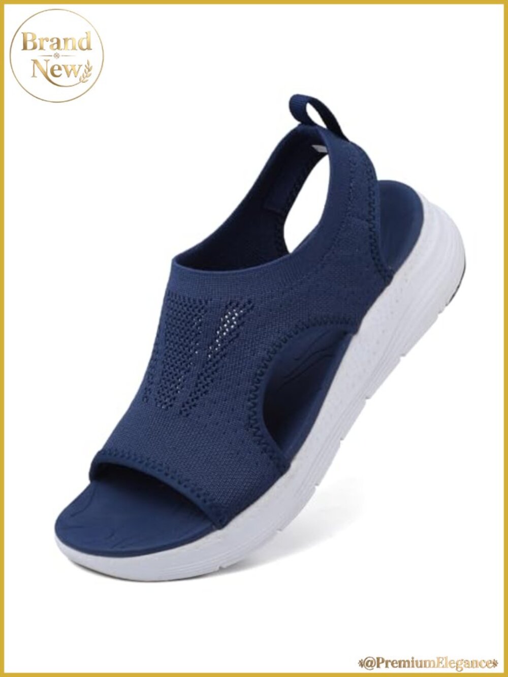 Women's Walking Sandals Arch Support Orthotic Slip-On Sport Open-Toe Platform